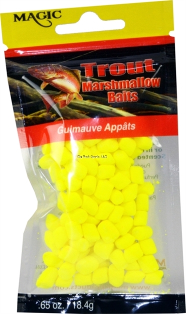 Picture of Magic Bait Micro Marshmallows - Bag Brilliant Yellow/Corn