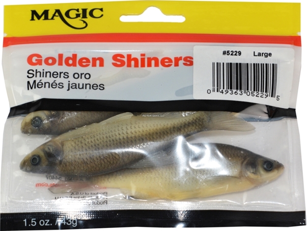 Picture of Magic Bait Preserved Golden Shiners, Large 4", 1 1/2 OZ Bag