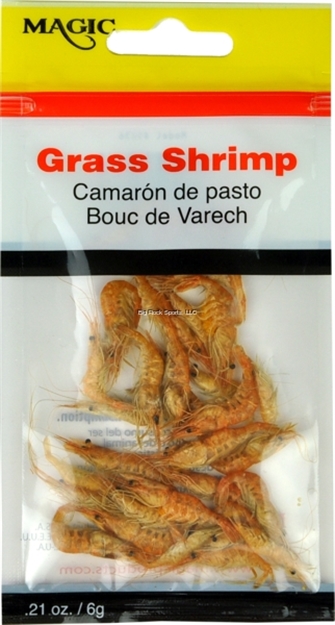 Picture of Magic Bait Preserved Grass Shrimp, .21 OZ Bag, Natural