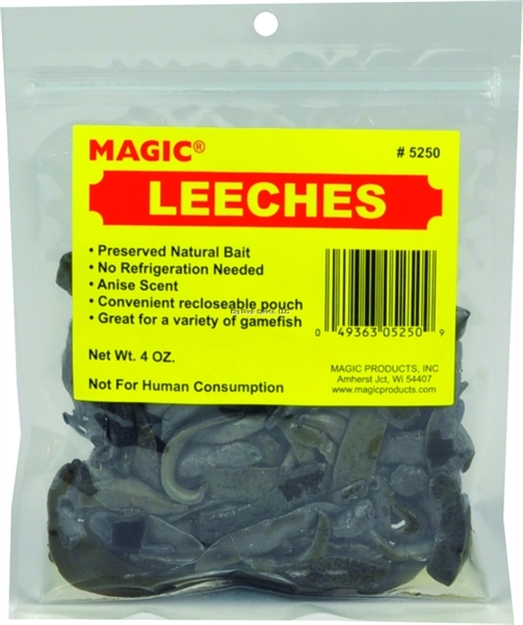 Picture of Magic Bait Preserved Leeches, 4 OZ Bag