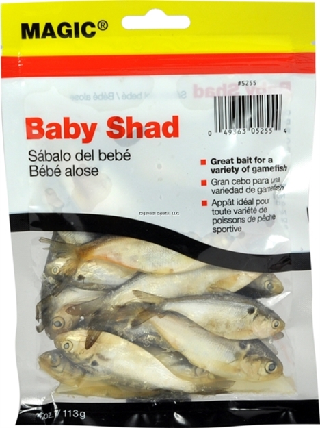 Picture of Magic Bait Preserved Shad, 4Oz Bag, Natural