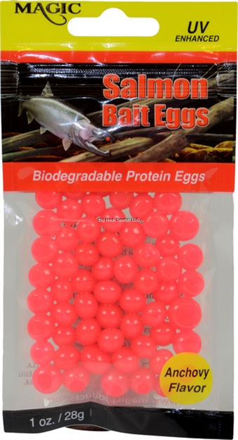 Picture of Magic Bait Salmon Bait Eggs Flo. Pink/Anchovy 1 OZ Bag