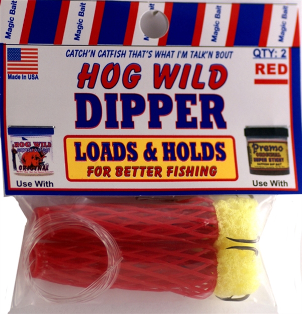 Picture of Magic Bait Hog Wild Bait Dipper Red Dip Worm 48-23