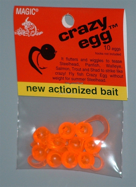 Picture of Magic Bait Crazy Eggs, 10 Per Bag, Orange
