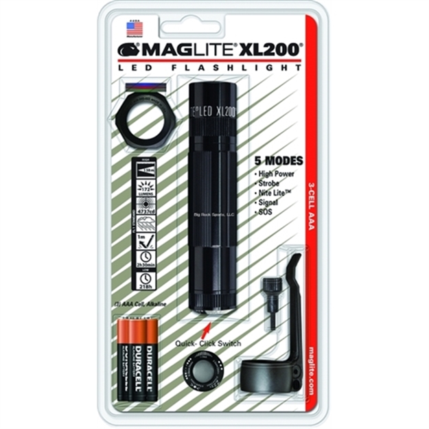 Picture of Maglite Xl200 3 Cell Aaa Led Tactical Pack Black