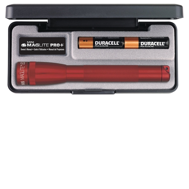 Picture of Maglite AA Mini Led Pro+ AA Red Flashlight Presentation Box
