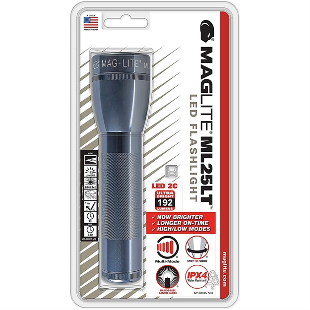 Picture of Maglite Ml25lt 2-Cell C Gray Led Flashlight