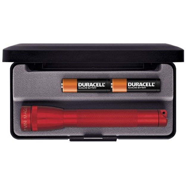 Picture of Maglite Presentation Box 2 Cell Mini Maglite Flashlight, Red
