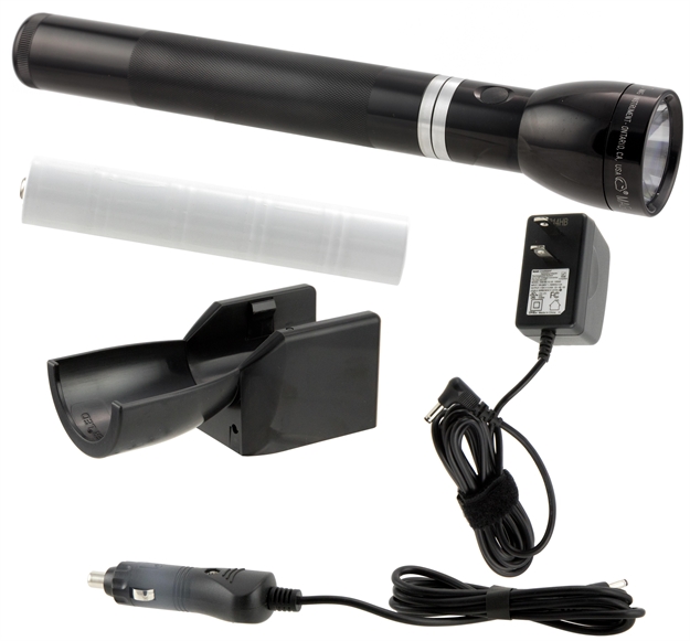 Picture of Maglite Rl1019 Mag Charger Rechargeable Flashlight System 240 Lumens Nimh Black