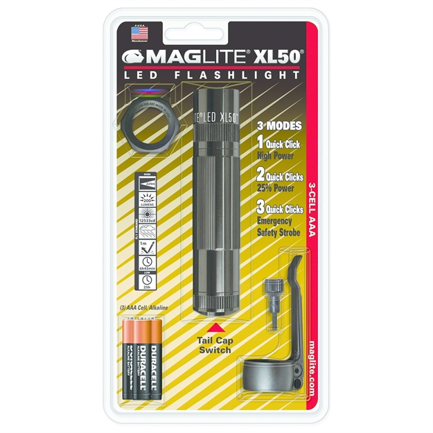Picture of Maglite Xl50 3 Cell Aaa Led Tactical Pack Black
