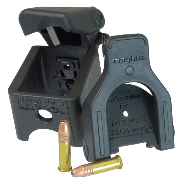 Picture of  Maglula Lu30b Lula Loader & Unloader Black Polymer 22 LR Ruger 10/22 858003000301