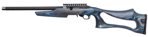 Picture of  Magnum Research Sseb22g Magnum Lite Switchbolt Full Size 22 LR 10+1 17" Black Anodized Carbon Steel/Threaded Barrel, Black W/Integral Scope Base Receiver/ Blue Fixed Thumbhole Stock, Right Hand 761226089063