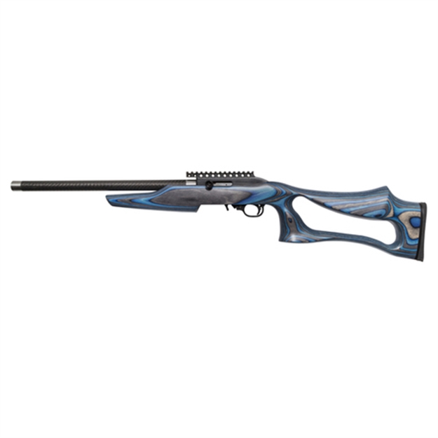 Picture of  Magnum Research Sseb22g Magnum Lite Switchbolt Full Size 22 LR 10+1 17" Black Anodized Carbon Steel/Threaded Barrel, Black W/Integral Scope Base Receiver/ Blue Fixed Thumbhole Stock, Right Hand