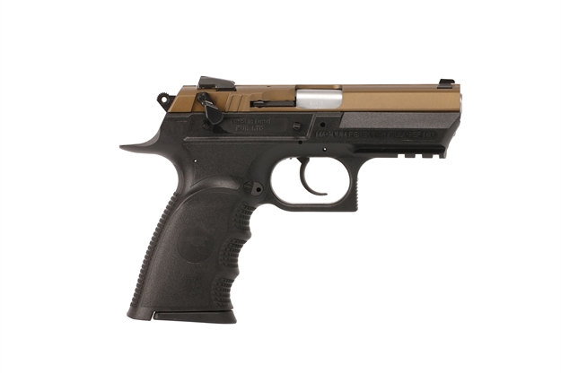 Picture of  Magnum Research Be99153rslbb Baby Eagle Iii  9Mm 15+1 3.85" Burnt Bronze Carbon Steel Slide Black Textured