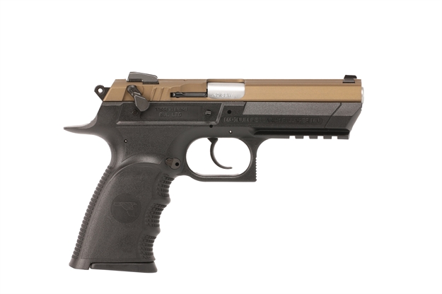 Picture of  Magnum Research Be94133rlbb Baby Eagle Iii  40 S&W 12+1 4.43" Burnt Bronze Carbon Steel Slide Black Textured