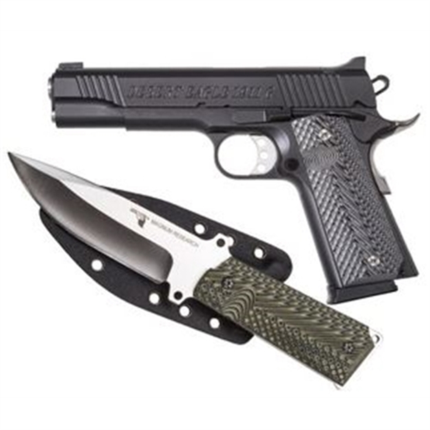 Picture of Magnum Research Eagle 1911 Government 45Acp 5" FS Matte W/Knife DE1911G-K