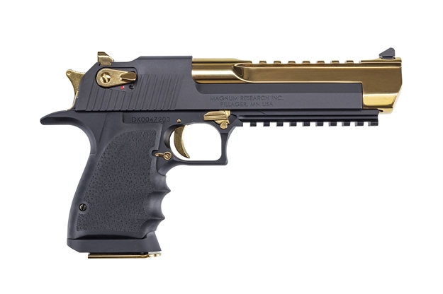 Picture of Magnum Research Desert Eagle MK L6 44Mag, 6" Alum/Gd 8Rd DE44BATG 761226089896