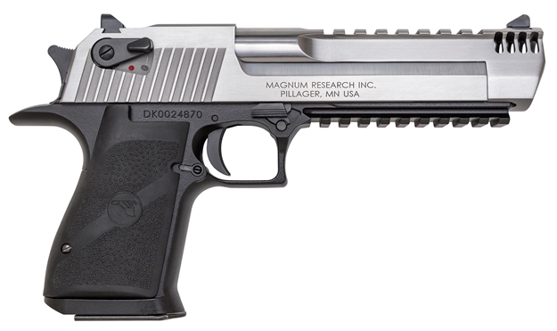 Picture of  Magnum Research De357asimb Desert Eagle Mark Xix L6 357 Mag 6" 9+1 Black Hardcoat Anodized Aluminum Frame Stainless Steel Slide Black Polymer Grip