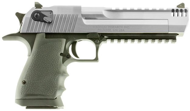 Picture of  Magnum Research De44asimb Desert Eagle Mark Xix L6 44 Rem Mag 6" 8+1 Black Hardcoat Anodized Aluminum Frame Stainless Steel Slide Black Polymer Grip 761226088110