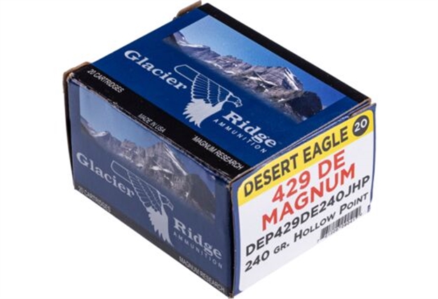 Picture of  Magnum Research Dep429de240jhp Desert Eagle  429De 240Gr Jacketed Hollow Point 20 Per Box/25 Case