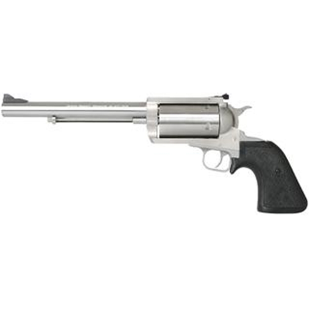 Picture of  Magnum Research Bfr500sw7 Bfr Long Cylinder Large Frame 500 S&W Mag 5 Shot, 7.50" Brushed Stainless Steel Barrel, Cylinder & Frame, Black Rubber Grip, Exposed Hammer 761226033158