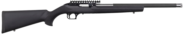Picture of  Magnum Research Sba22wmh Magnum Lite Straight Bolt 22 Wmr 9+1 19" Black Threaded Barrel, Black Anodized Aluminum Receiver W/Picatinny Rail, Black Hogue Overmolded Polymer Stock