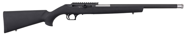 Picture of  Magnum Research Sba17hmh Magnum Lite  17 Hmr 19" Black Steel Threaded Barrel, Black Fixed Hogue Overmolded Stock