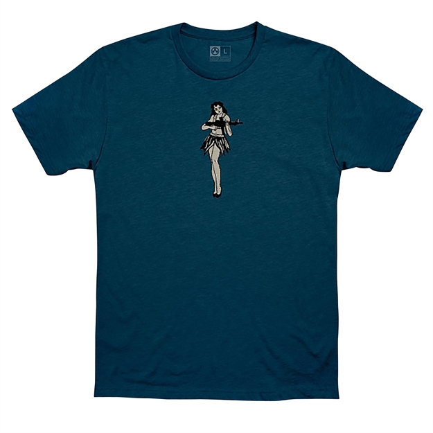Picture of Magpul  Hula Girl T-Shirts Blue Stone Heather Small Short Sleeve
