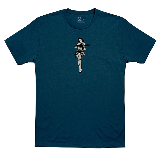Picture of Magpul  Hula Girl T-Shirts Blue Stone Heather XL Short Sleeve