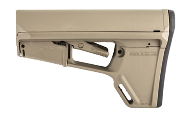 Picture of  Magpul Mag378-Fde Acs-L Carbine Stock Flat Dark Earth Synthetic For Ar-15, M16, M4 With Mil-Spec Tube (Tube Not Included) 873750006321