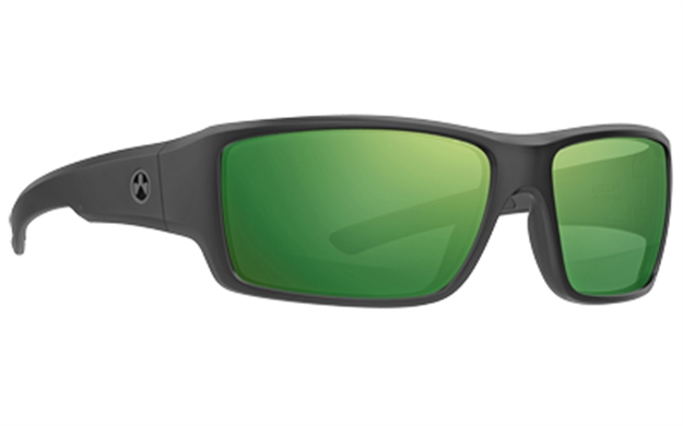 Picture of Magpul Industries Ascent Eyewear, Polarized - Black Frame, High Contrast Violet Lens/Green Mirror MAG1132-1-001-4050 840815132134