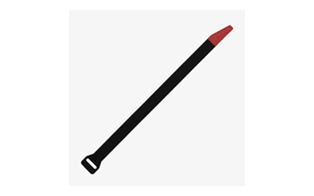 Picture of  Magpul Mag1442-Blk Daka Gear Straps Black/Red 12" Long 4 Pack