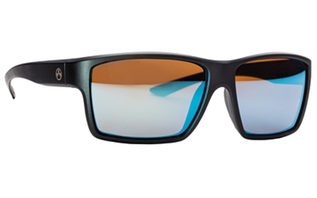 Picture of Magpul Industries Corp Explorer Eyewear, Polarized - Black Frame, Bronze Lens/Blue Mirror MAG1147-1-001-2020 840815126904