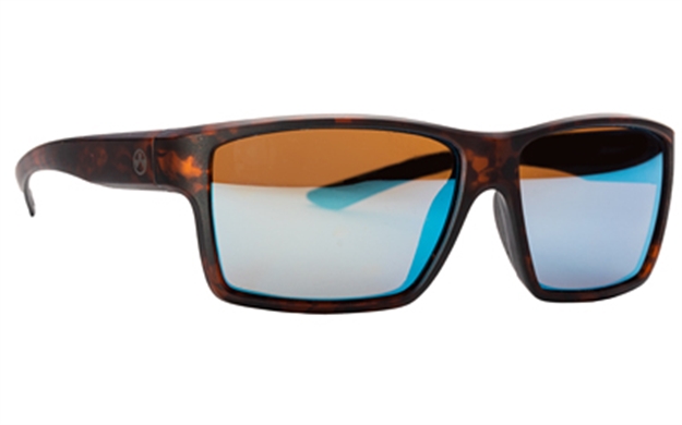 Picture of Magpul Industries Corp Explorer Eyewear, Polarized - Tortoise Frame, Bronze Lens/Blue Mirror MAG1147-1-204-2020