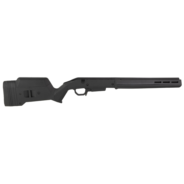 Picture of  Magpul Mag1207-Blk Hunter American Stock Black Adjustable Synthetic Stock With Aluminum Chassis For Short Action Ruger American Right Hand Includes Stanag Mag Well 840815137979