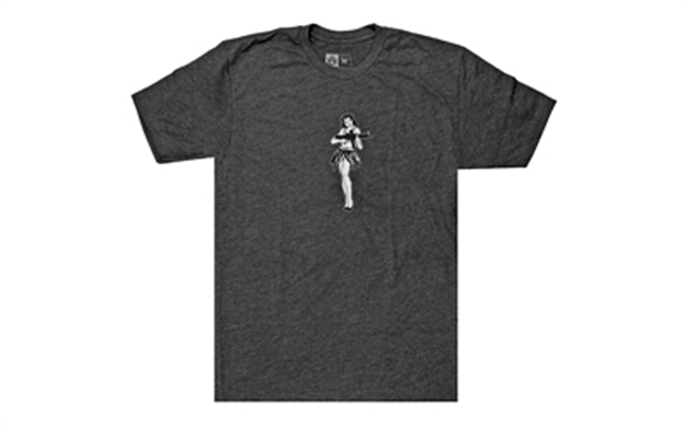 Picture of Magpul Mag1117-011-M Megablend Hula Girl Shirt Medium Charcoal Gray