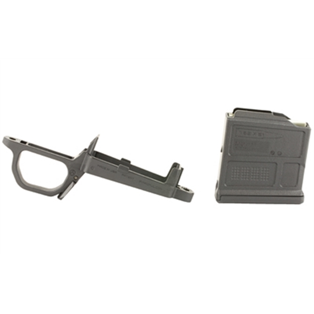 Picture of  Magpul Mag497-Blk Bolt Action Mag Well Hunter 700 Stock Made OF Polymer W/ Black Finish Includes Pmag5 7.62 AC Magazine 840815100768