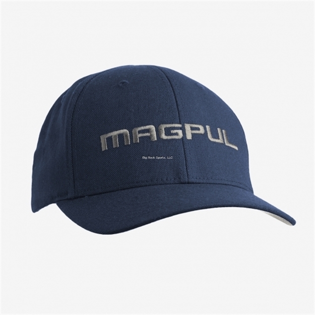 Picture of  Magpul Mag1103-410 Wordmark Stretch Fit Navy Adjustable Snapback L/Xl Fitted