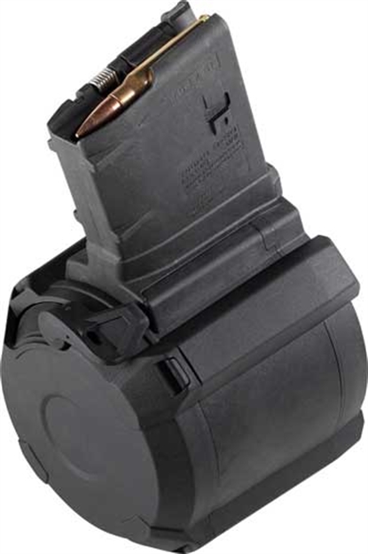 Picture of Magpul Industries Corporation Magazine Pmag 7.62X51 D-50 Ar-308 50Rd Drum Black