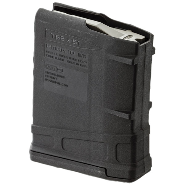 Picture of  Magpul Mag290-Blk Pmag Gen M3 10Rd 308 Win/7.62X51mm Nato Fits Ar-10/M110/Sr25 Black Polymer 873750008493