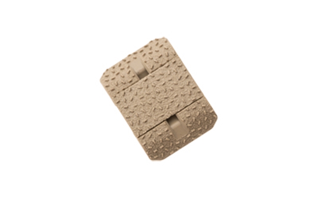 Picture of  Magpul Mag1365-Fde Rail Covers Type 2 Half Slot For M-Lok, Fde Aggressive Textured Polymer