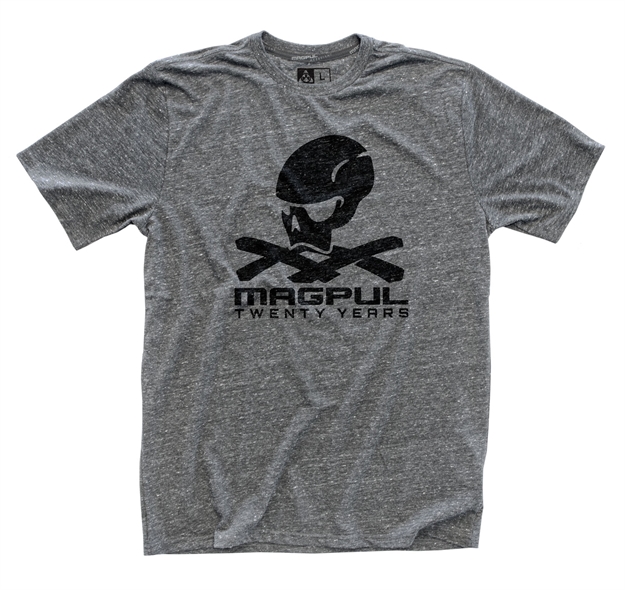 Picture of Magpul Mag1096-030-S Megablend 20Th Anniversary T-Shirt Small Athletic Heather