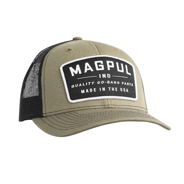 Picture of Magpul Mag1102-344 GO Bang Trucker Hat OD Green/Black