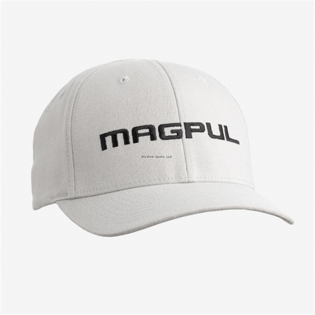 Picture of  Magpul Mag1103-020 Wordmark Stretch Fit Gray Adjustable Snapback L/Xl Fitted