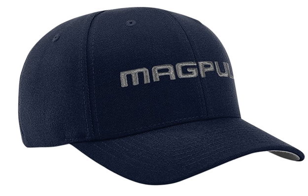 Picture of  Magpul Mag1103-410 Wordmark Stretch Fit Navy Adjustable Snapback S/M Fitted