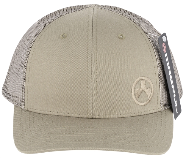 Picture of  Magpul Mag1106-314 Icon Trucker Hat Olive Adjustable Snapback M/L Structured