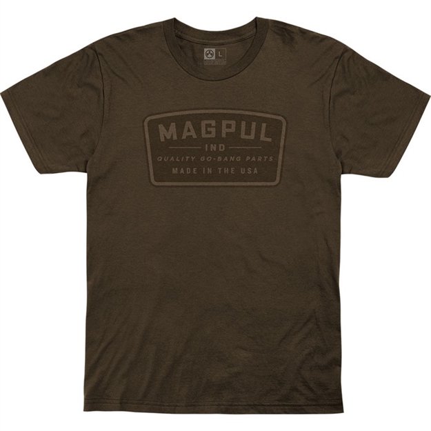 Picture of Magpul Mag1111-200-M Fine Cotton GO Bang Shirt Medium Brown