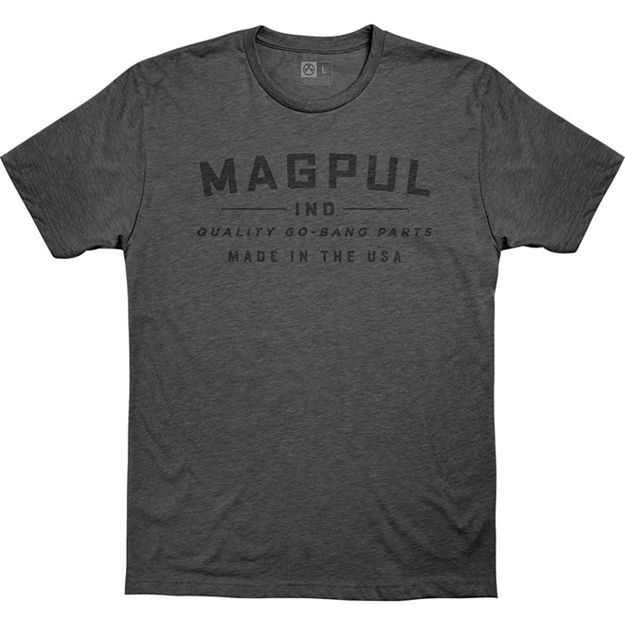 Picture of Magpul Mag1112-011-3X Megablend GO Bang Shirt Xxxl Charcoal Gray