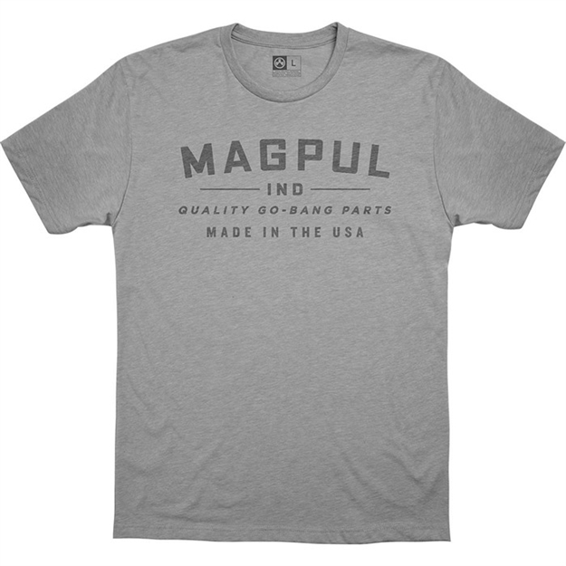 Picture of Magpul Mag1112-030-3X Megablend GO Bang Shirt Xxxl Athletic Heather