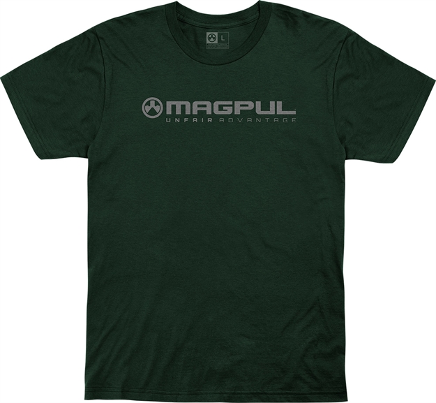 Picture of  Magpul Mag1114-301-S Unfair Advatange  Forest Green Cotton Short Sleeve Small